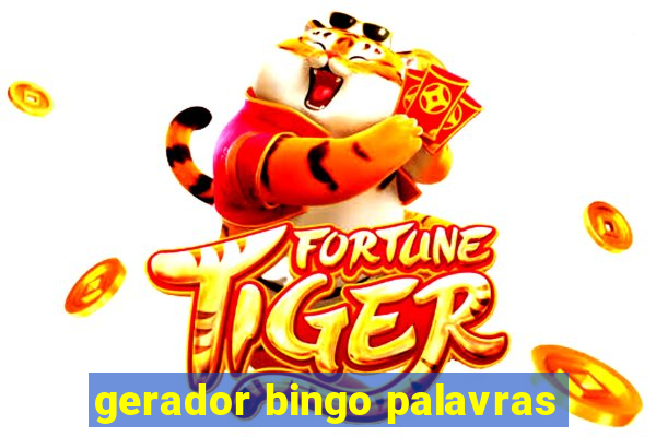 gerador bingo palavras